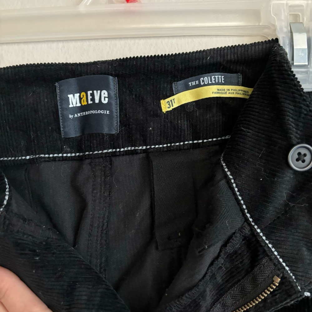 The Colette Denim Cropped Wide-Leg Jeans by Maeve